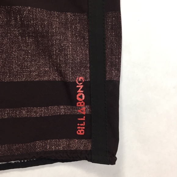 Billabong Striped Swim Trunks - Picture 2 of 7